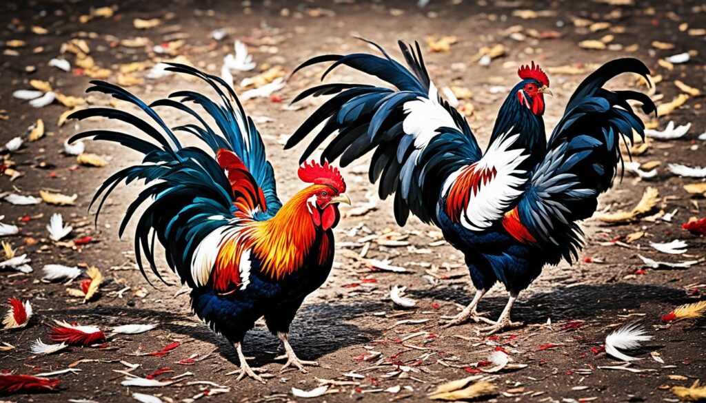 Analisis pertandingan sabung ayam